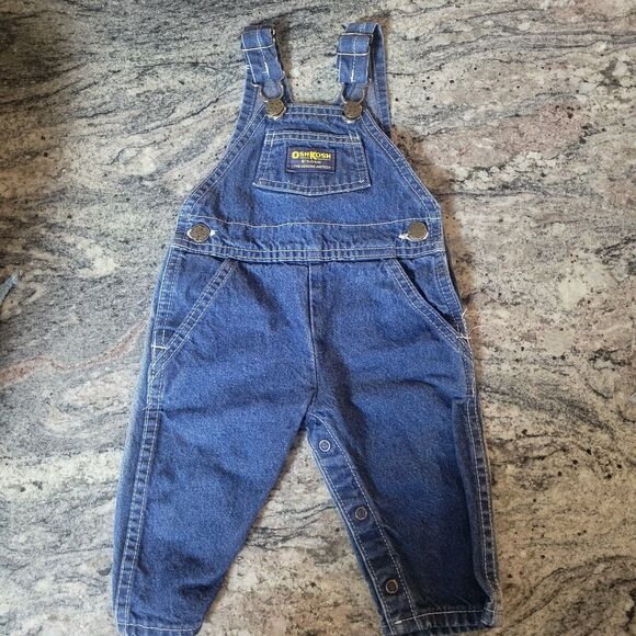 OshKosh B’gosh Other - Vintage OshKosh B'Gosh Vestbak Denim Overalls Baby Size 3-6 Months Blue